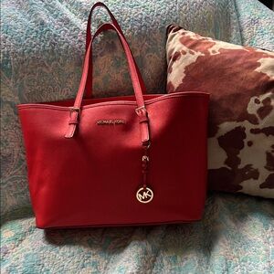 Michael Kors Cherry Red Tote
